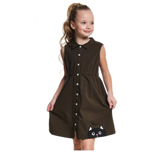 фото Платье mini maxi, размер 104, хаки