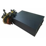 Блок питания SD-2000W 2000W Mining PSU (Connector:8pin(4+4pin) *1pc,24pin*1 pc ,6+2pin *12pcs,sata*8pcs,Molex*6pcs) 230V AC Inputefficiency:86% , Brown Box {6} (SD-2000W) - изображение