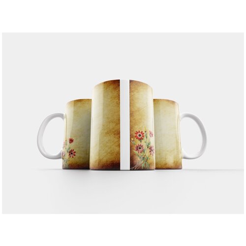 фото Кружка "задний план, скрапбукинг, бумага" 320 мл lotsprints