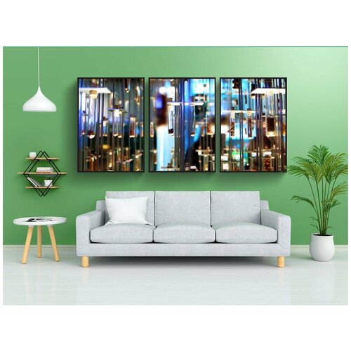 фото Набор модулных постеров для интерьера "provetas, наука, музей" 60x90 см. в тубусе, без рамки lotsprints