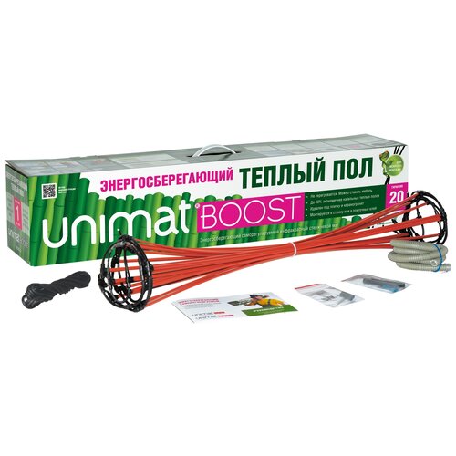 Стержневой теплый пол UNIMAT BOOST 160 Вт/м2, 3 пог/м