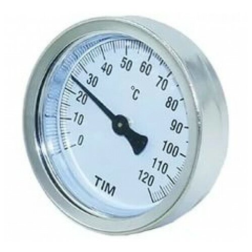 Термометр TIM накладной 63/120°C с пружиной