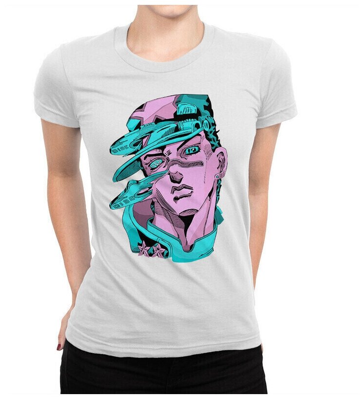 Футболка DreamShirts JoJo Bizarre - Невероятные приключения ДжоДжо Женская белая 