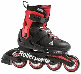 Детские ролики Rollerblade Microblade - 2021 Black/Red р. 28-32