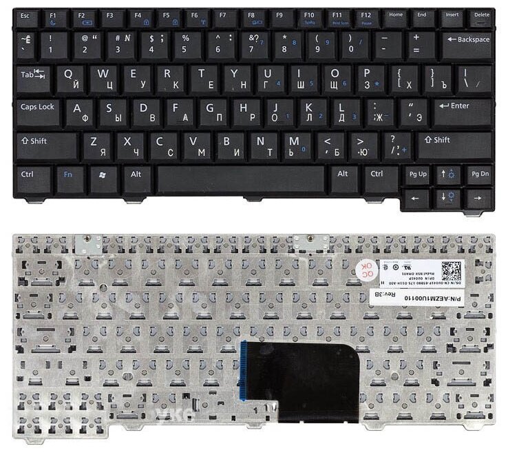 Клавиатура для ноутбука Dell AEZM1U00110 русская черная 1020₽