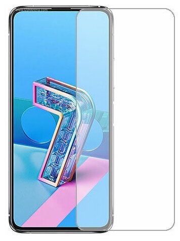 Asus Zenfone 7 ZS670KS защитный экран Гидрогель Прозрачный (Силикон) 1 штука