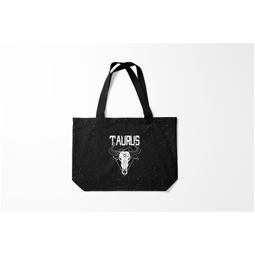 фото Сумка-шоппер / 46х35 см / знаки зодиака / телец dark taurus burnettie