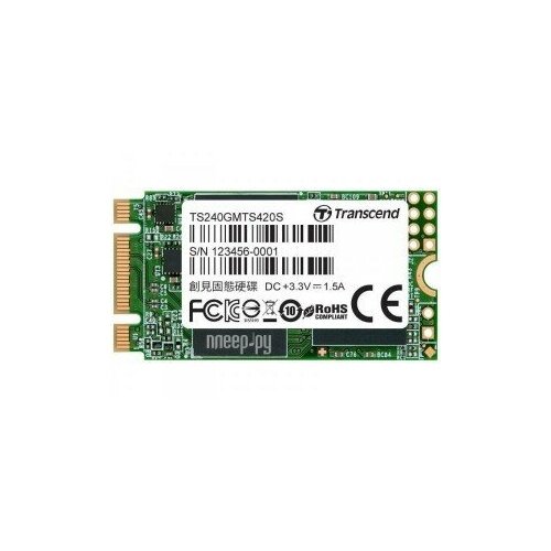 Твердотельный накопитель Transcend MTS420 240Gb TS240GMTS420S 480700₽