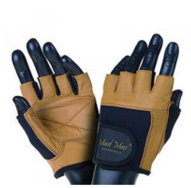 MADMAX Перчатки Fitness MFG444 Коричнево-черный M, m