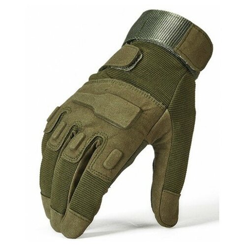 фото Перчатки тактические с закрытыми пальцами (олива)размер l (8-9 см) военторг