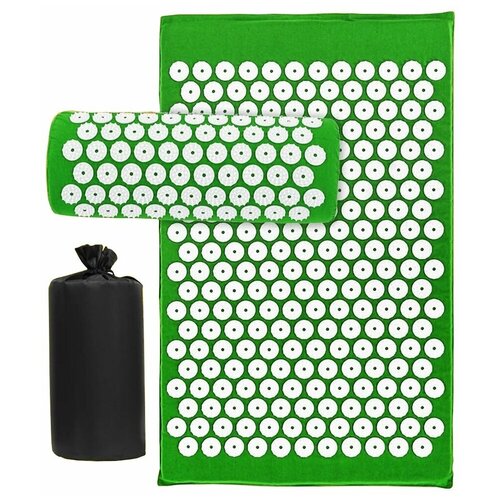 Массажный набор аппликатор Кузнецова 3 в 1 645x40x3 см зеленый 1190₽