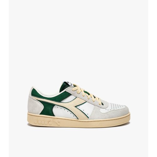 diadora magic basket low icona leather Кеды Diadora, размер T115, зеленый, белый