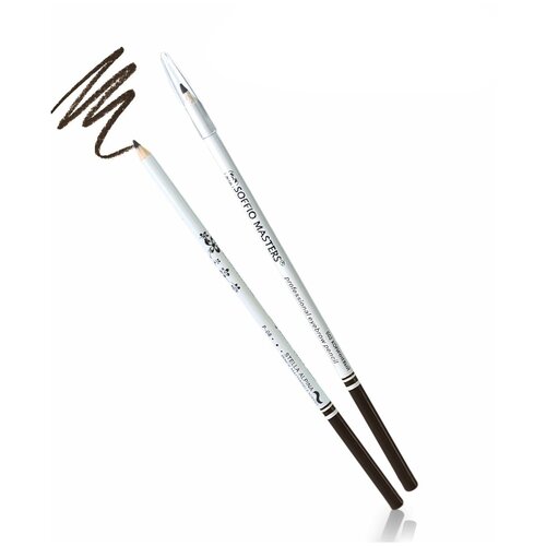 Ультратонкий карандаш для бровей Soffio Masters Р-08 03 Светло Коричневый