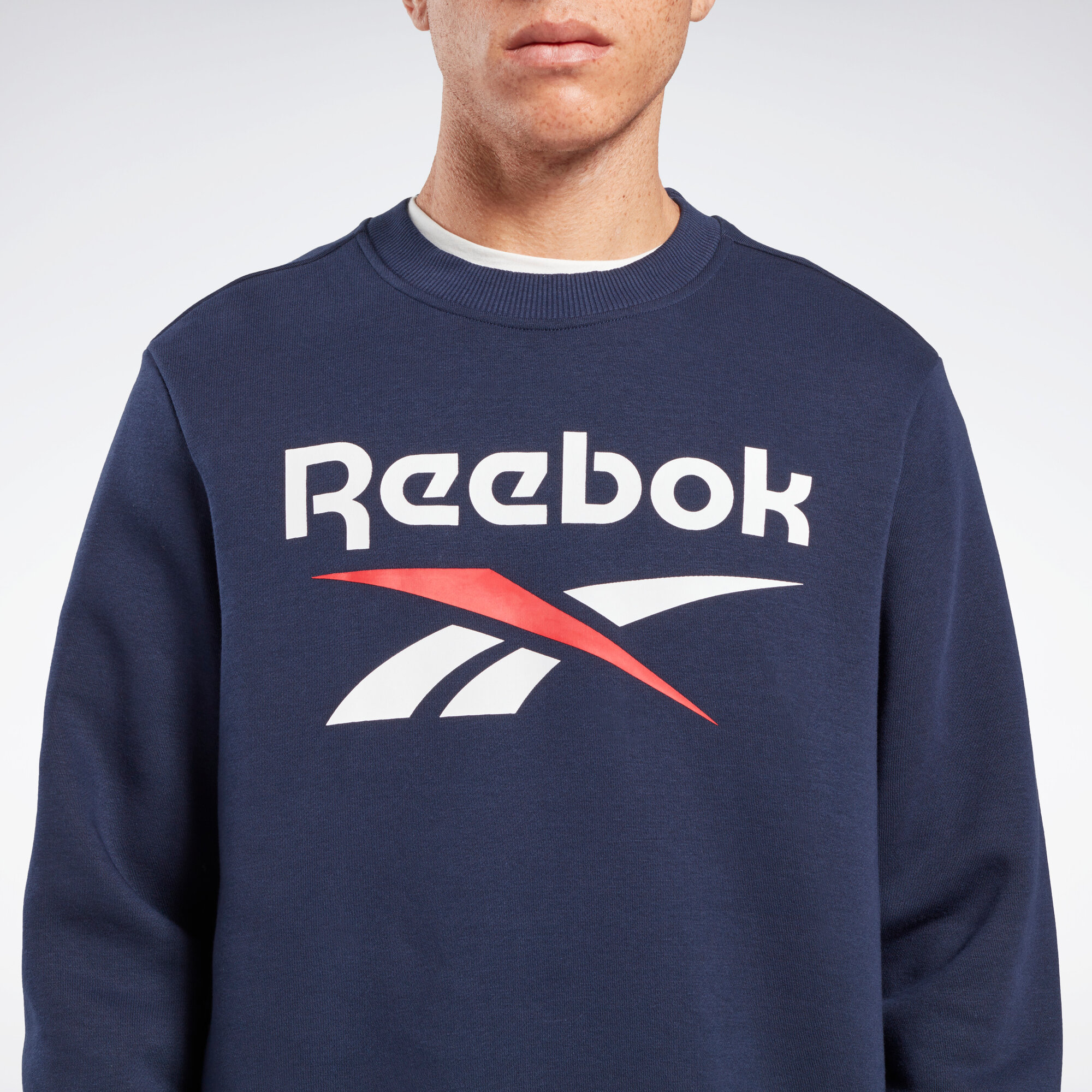 Свитшот Reebok Identity, размер XS, , синий — фото 1