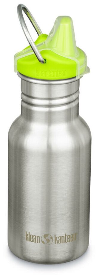   Klean Kanteen Kid Classic Narrow Sippy 12oz (355 ) Brushed Stainless