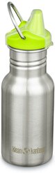 Детская бутылка Klean Kanteen Kid Classic Narrow Sippy 12oz (355 мл) Brushed Stainless 1008770