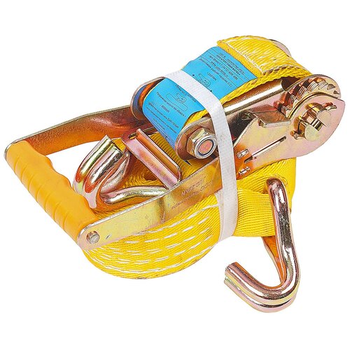 Торговая марка 50У-6/4P1Н2 Стяжка крепления груза 4т 6м-50мм (усиленная) с храповиком ТМ