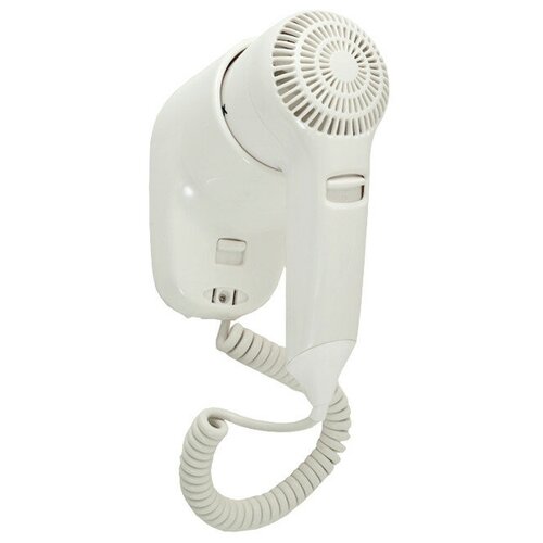 Фен для волос настенный KSITEX F-2000 H 1200 Вт пластик 2 скорости белый 352900₽