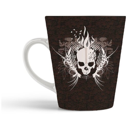 фото Кружка-латте coolpodarok череп с узором