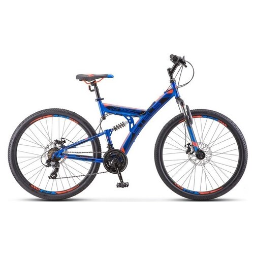 Велосипед 275 Stels Focus MD V010 цвет синийнеоновый-красный размер рамы 19 2842500₽