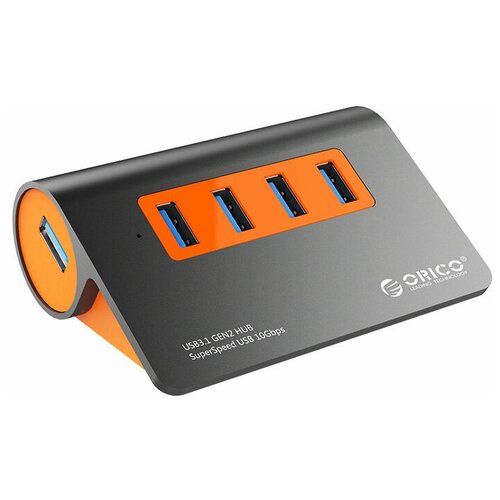 Разветвитель USB 3.1 Gen2 ORICO M3H4-G2 (оранжевый) ( M3H4-G2-OG)