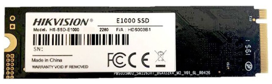 Накопитель SSD Hikvision E1000 Series (256Gb (HS-SSD-E1000/256G) - фото №1