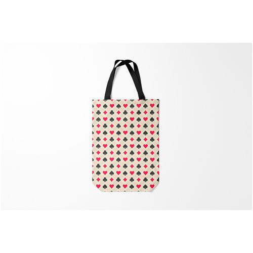 фото Сумка-шоппер / 31х42 см / геймерам / покер масти burnettie