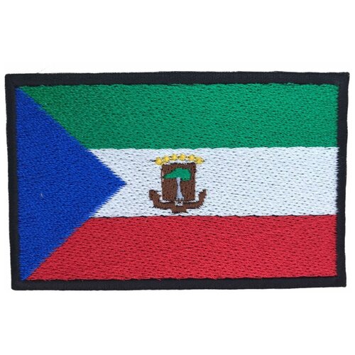 Нашивка флаг Экваториальная Гвинея флаг 105х70 см экваториальная гвинея gorolla