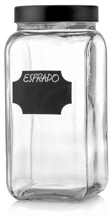 Esprado Емкость для хранения Fresco, 1600 мл, 1600 мл, 10.5x10.5x23 см