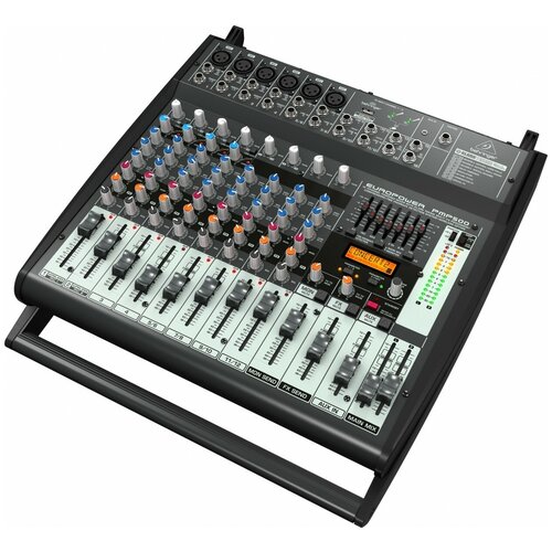 Behringer PMP500 микшер с усилителем, 500 Вт микшерный пульт с усилением crcbox cb 750