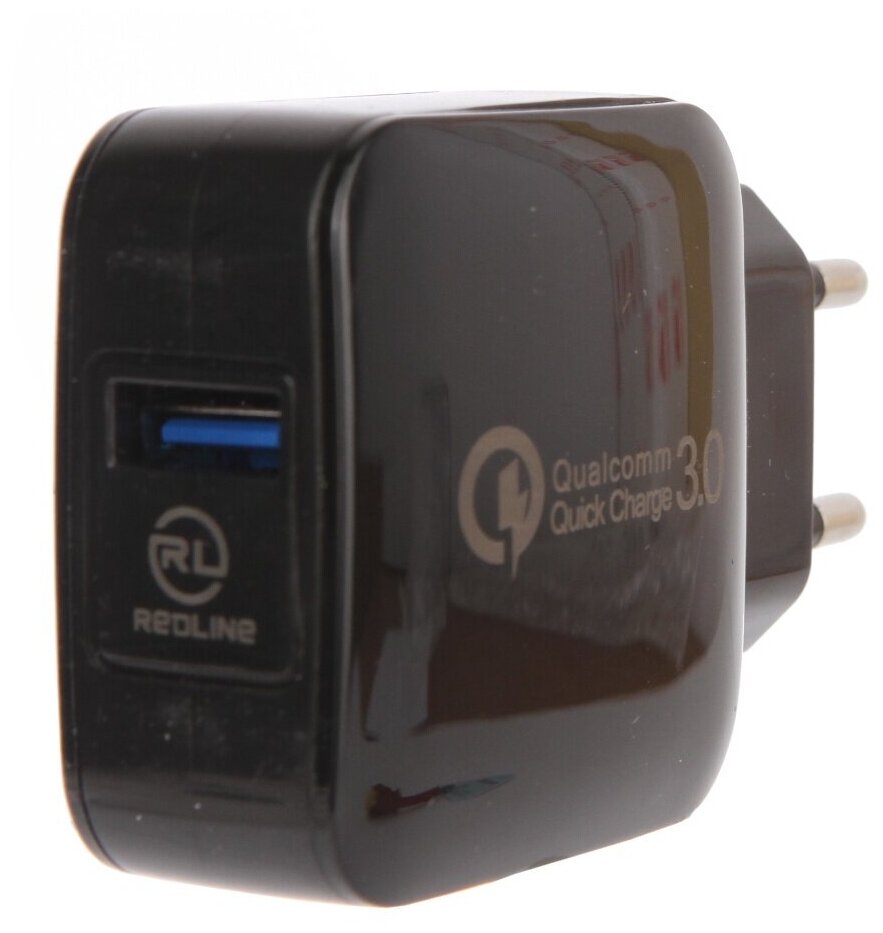 СЗУ Red Line Tech USB QC 3.0 (модель NQC-4), черный