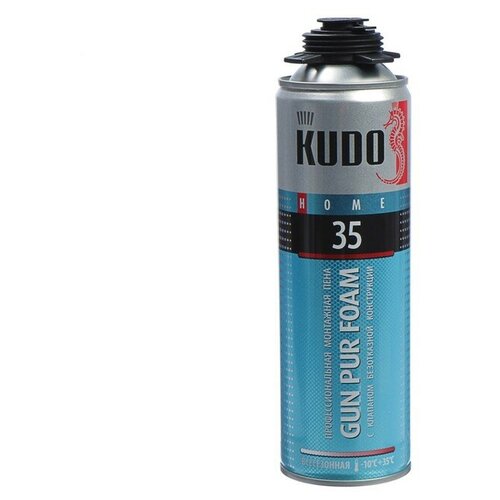 Монтажная пена KUDO HOME35, профессиональная, всесезонная, до 35 л, 650 мл монтажная пена kudo home35 профессиональная всесезонная до 35 л 650 мл