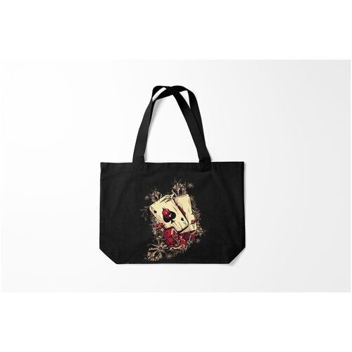 фото Сумка-шоппер / 46х35 см / популярные иллюстрации / другие карты дьявола burnettie