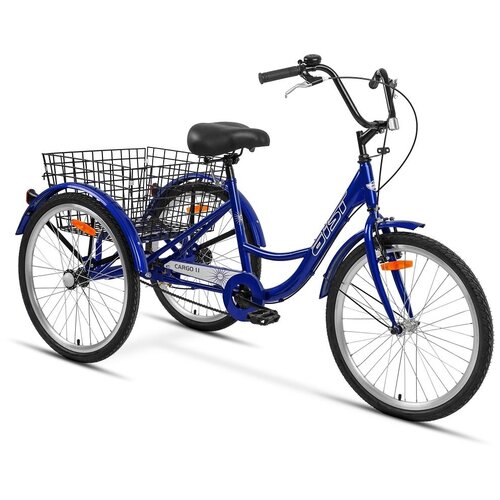 фото Велосипед аист трехколесный для взрослых грузовой 1 ск. (рикша) aist