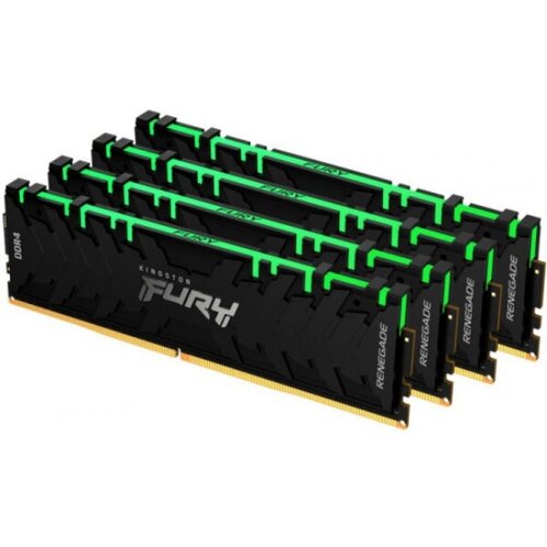 Память оперативная Kingston 64GB 3600MHz DDR4 CL16 DIMM Kit of 4 1Gx8 FURY Renegade RGB 2556100₽