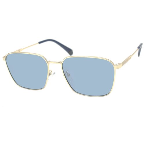 Солнцезащитные очки Polaroid PLD 4120/G/S/X, золотой, синий