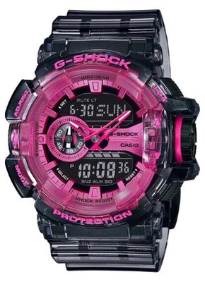 Наручные часы CASIO G-Shock, розовый, черный