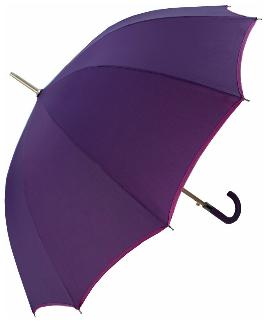 Женский зонт-трость Rain-Brella полуавтомат CS-851 фиолетовый
