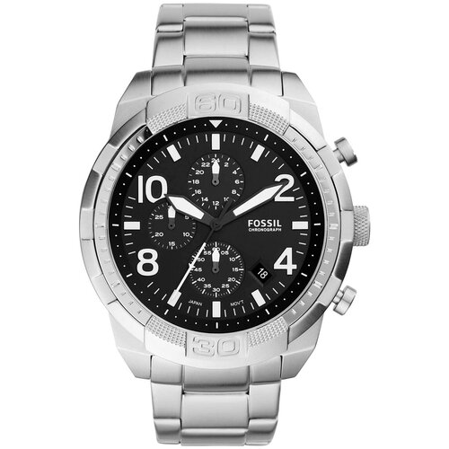 фото Наручные часы fossil мужские наручные часы fossil fs5710, серебряный, черный