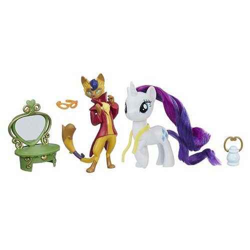 Игровые наборы и фигурки для детей Hasbro My Little Pony B9160/E2246 Игровой набор Уроки Дружбы Рарити и Хитрый Хвост