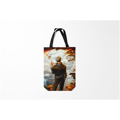 фото Сумка-шоппер / 31х42 см / аниме / магическая битва burnettie