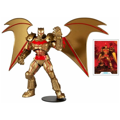 Фигурка Бэтмен Hellbat Suit Gold Edition от McFarlane Toys фигурка бэтмен без маски бэтмен 2022 от mcfarlane toys