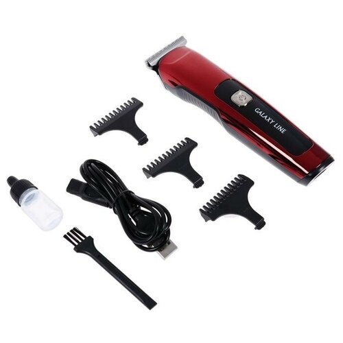 Набор для стрижки GALAXY LINE GL 4163 3 насадки-расчески красный 118200₽
