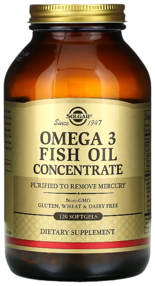 Solgar Omega-3 Fish Oil Concentrate капс.