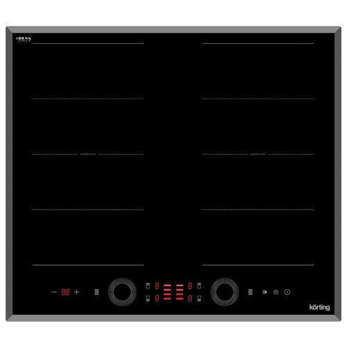 Индукционная варочная панель Korting HIB 68700 B Quadro 4 конфорки черный HIB 68700 B Quadro 6599000₽