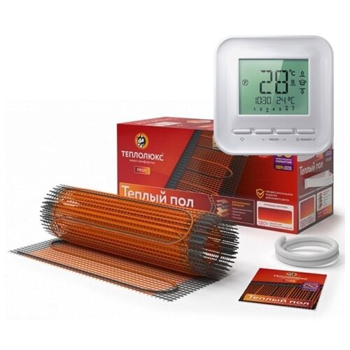 Нагревательный мат Теплолюкс ProfiMat 180-30 с терморегулятором 520 3 м2 14900₽