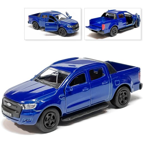 Машина Ford Ranger, инерционная, синий, Технопарк, 12 см