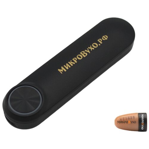 Капсульный микронаушник К5 6 мм и гарнитура Bluetooth Box Standard со встроенным микрофоном кнопкой ответа и перезвона 830700₽