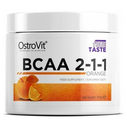 Ostrovit, BCAA 2:1:1, 200г (Апельсин) аминокислота ostrovit 2 1 1 апельсин 200 гр