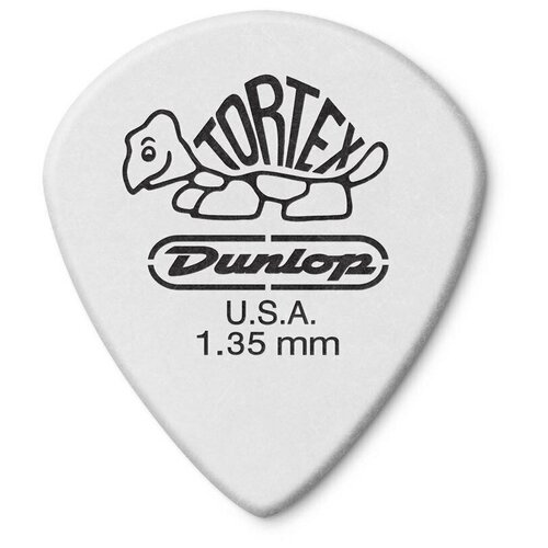 Медиаторы, толщина 1.35 мм, 12 шт. Dunlop Tortex White Jazz III 478P135 12Pack медиатор dunlop 4820 tortex pitch black jazz iii